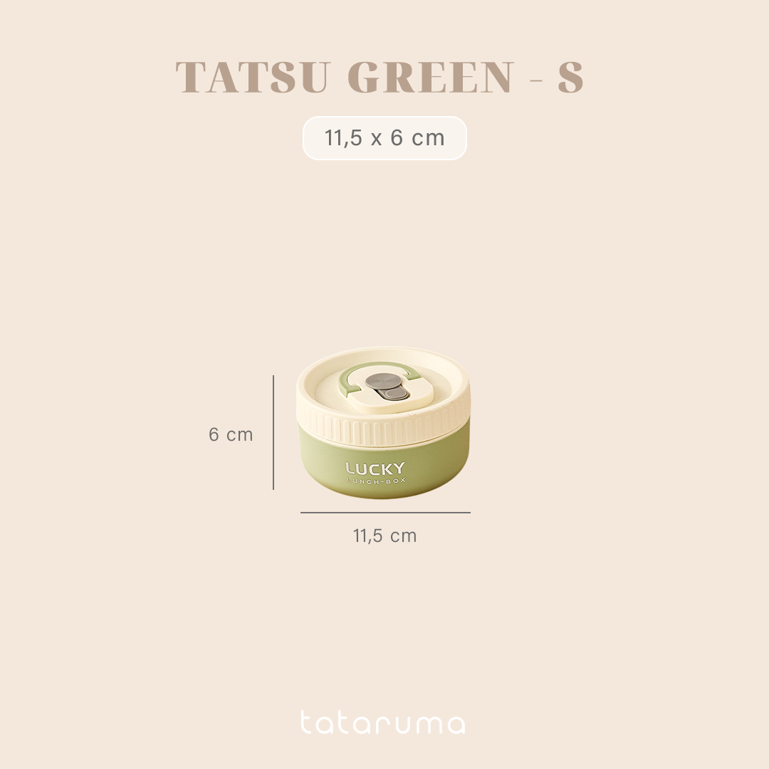 TATSU - Lunch Box Kotak Bekal Tahan Panas Stainless 304 dengan Tas Piknik Sekolah Kerja Meal Bag